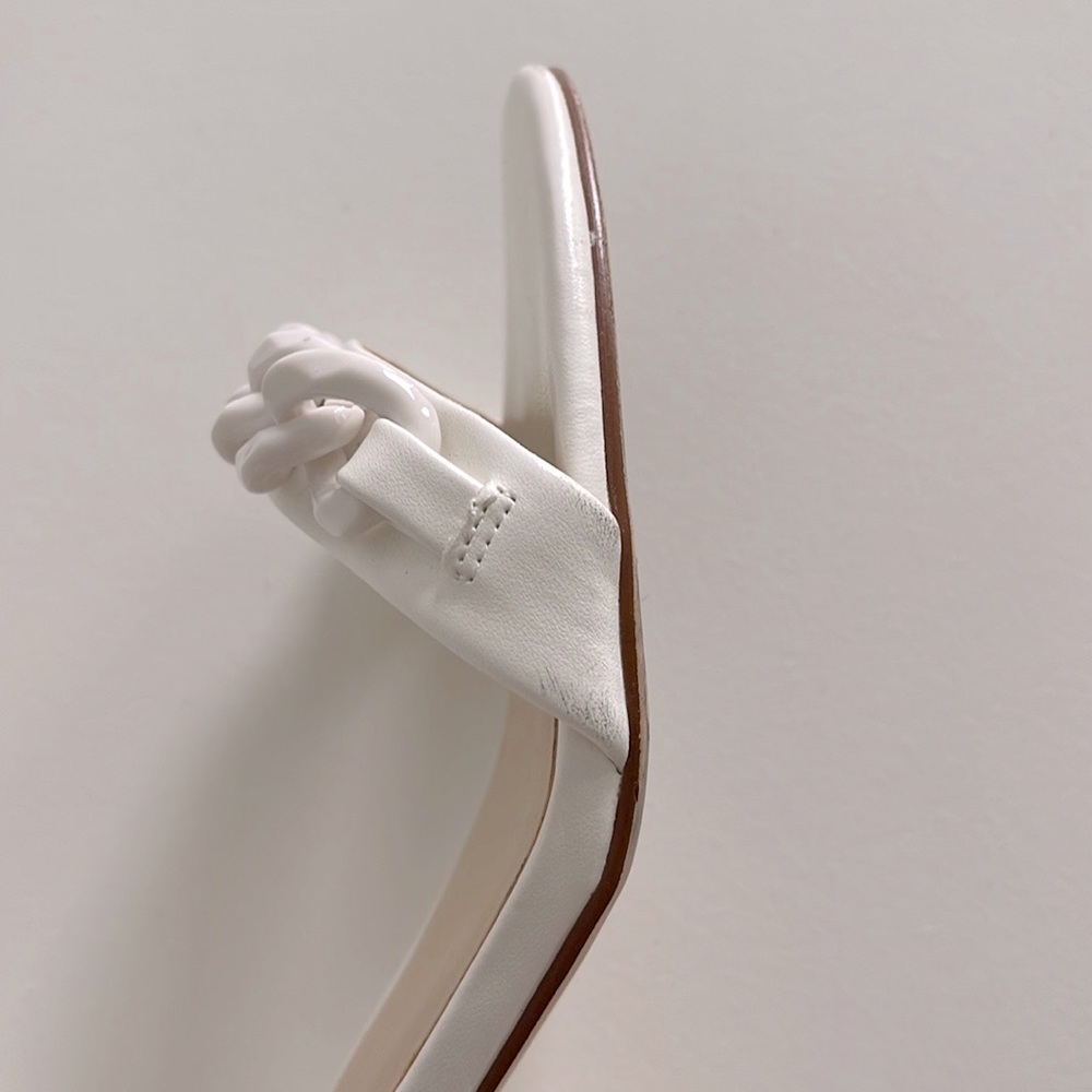 Nine West White Block heels - Picture 7 of 10